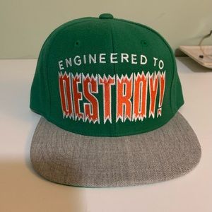 Mishka Engineered To Destroy SnapBack Cap *rare*